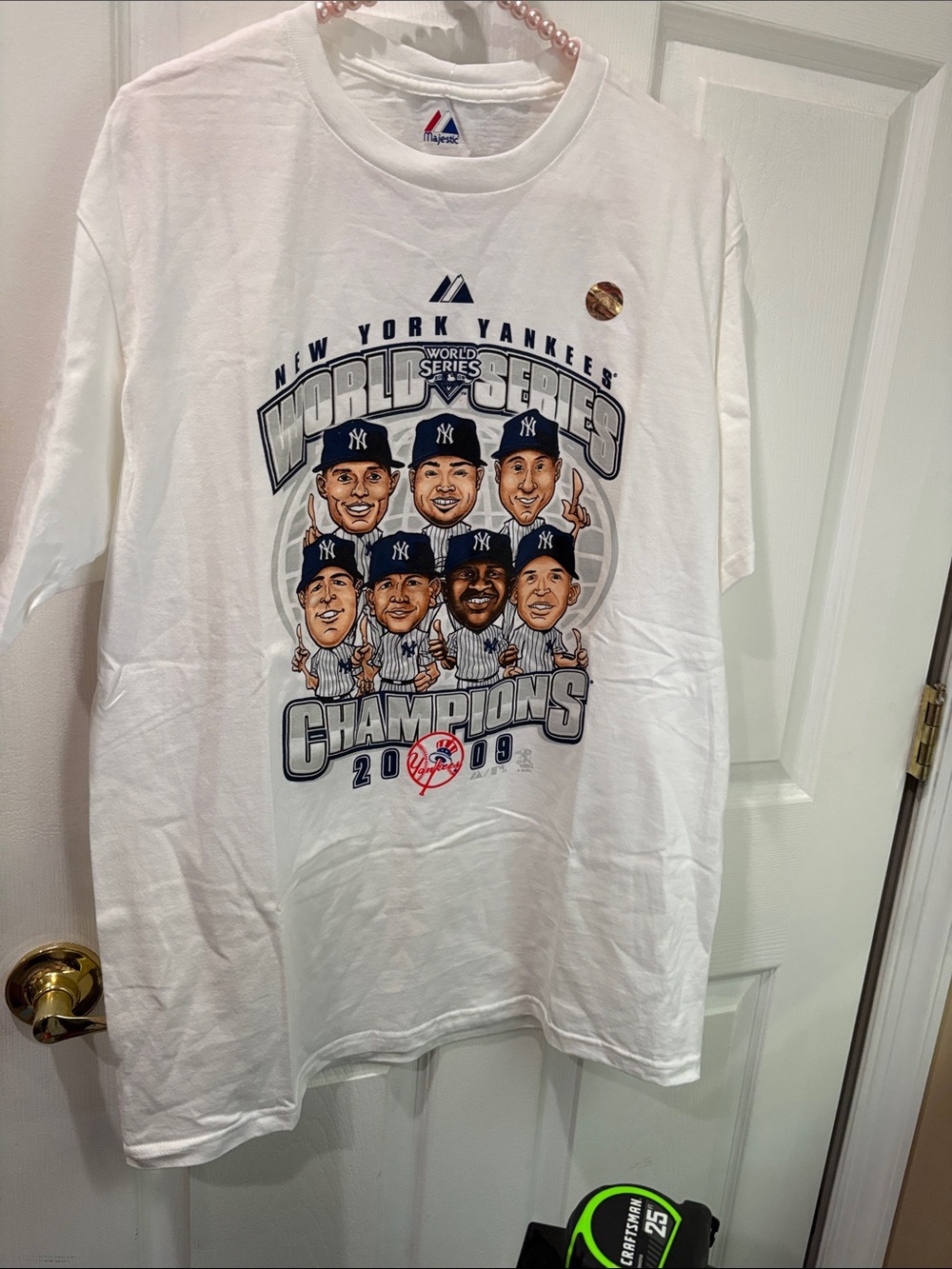 NY Yankees majestic vintage 2009 with tags World Series cotton tee